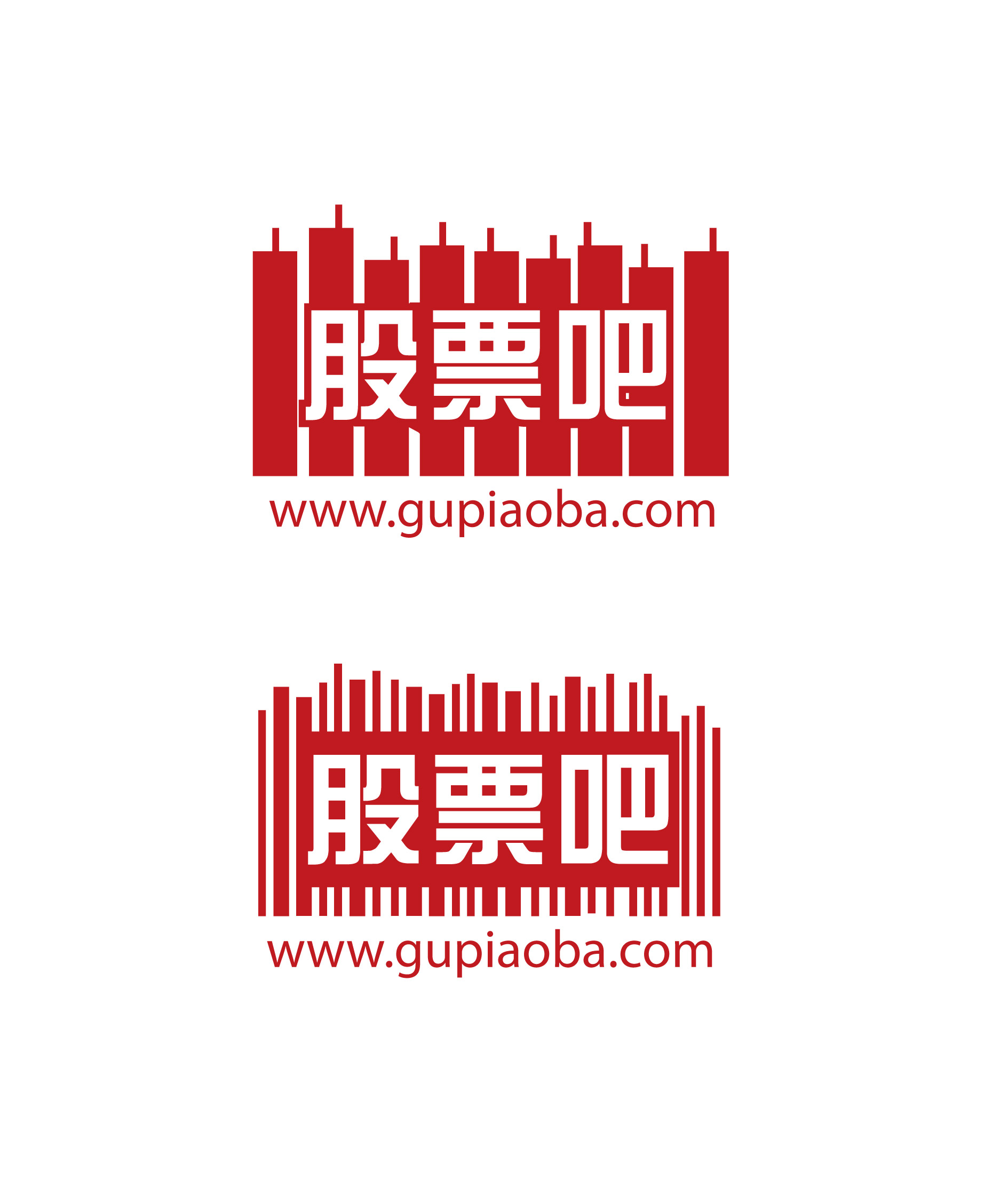 gupiaoba.com(股票吧)logo设计