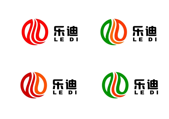 "乐迪"涂料商标及logo设计