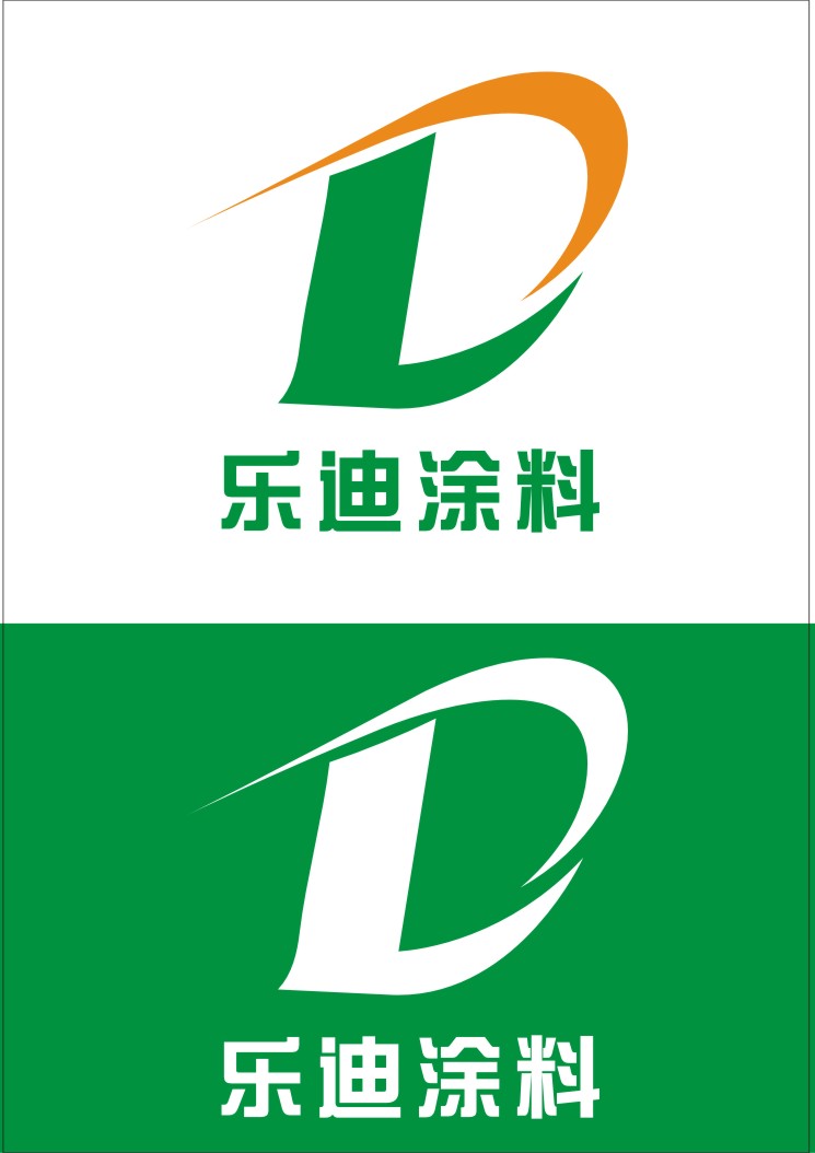 "乐迪"涂料商标及logo设计