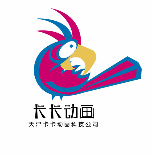 天津卡卡动画科技公司logo设计