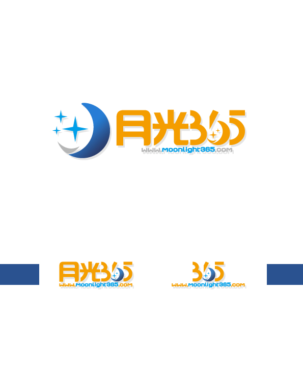 月光365网站logo设计