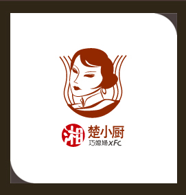 巧媳妇湘楚小厨标志设计